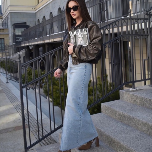 Zara DENIM SKIRT TRF - Picture 4 of 16